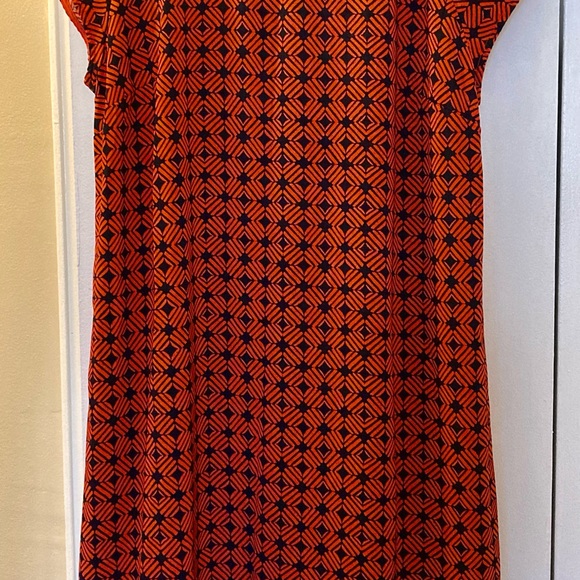 Merona Target Red Tile Print Shift Dress - Picture 3 of 7